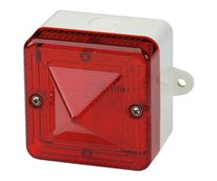 #-L101XAC230AW/R E2S L101XAC230AW/R XenonStrobe L101X-A 230vAC [white] RED 5J 1Hz IP66 , White A-Box with Lugs